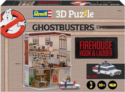 3D пъзел Ловци на духове Пожарна станция, Revell