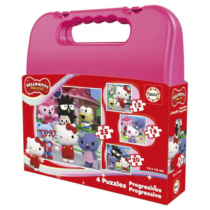 pazel-v-kufarce-hello-kitty-4-v-1-12-16-20-25-casti-6a3ed5357d058 Пъзел в куфарче Hello Kitty 4 в 1 12-16-20-25 части, Educa