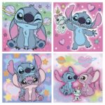 Пъзел в куфарче Stitch 4 в 1 12-16-20-25 части, Educa - Image 2
