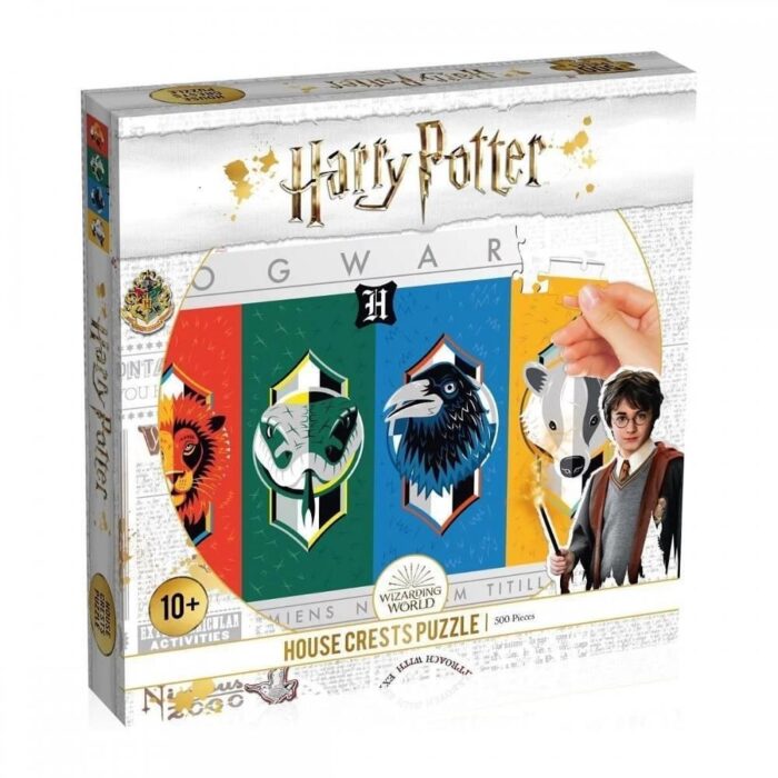 Пъзел, Winning Moves, Harry Potter, Hogwarts Houses, 500 части Пъзел Harry Potter Hogwarts Houses Winning Moves