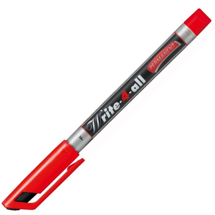 permanenten-marker-stabilo-write-4-all-fin-pisec-f-cerven-image_64dbeebea21a6 Перманентен маркер Write-4-All Фин писец F Червен, Stabilo