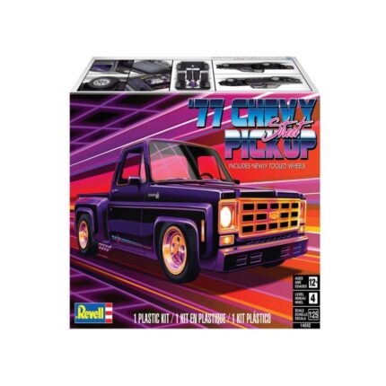 Сглобяем модел пикап 77 Chevy 102 части, Revell