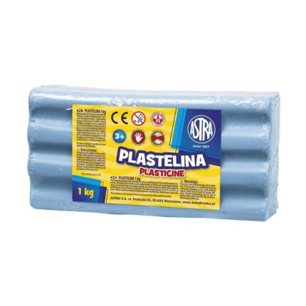 Пластилин 1 кг светло син, Astra