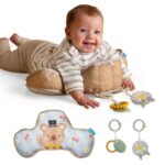 Плюшена бебешка възглавница Мече, 40 x 27 x 11 см, Taf Toys - Image 4
