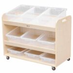 Подвижен скрин за съхранение на играчки, Classic World Educational - Image 2