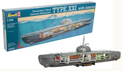 Сглобяем модел Подводница XXI, Revell