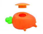 Пръскаща играчка за баня Домат и морков, 2 части, Hape - Image 2