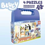 Прогресивен пъзел Bluey в куфарче 12-16-20-25 части, Educa - Image 5