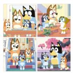 Прогресивен пъзел Bluey в куфарче 12-16-20-25 части, Educa - Image 3
