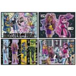 Прогресивен пъзел Monster High 4 в 1, Educa - Image 2
