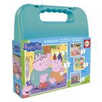 Прогресивен пъзел в куфар Peppa Pig 4 в 1 6-16 части Educa