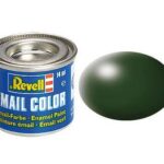 Боя тъмно зелено копринен мат, Revell