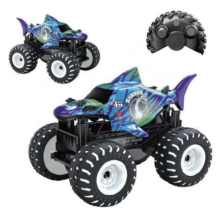 Радиоуправляема офроуд кола Shark със светлинни ефекти RC 1:16, Crazon