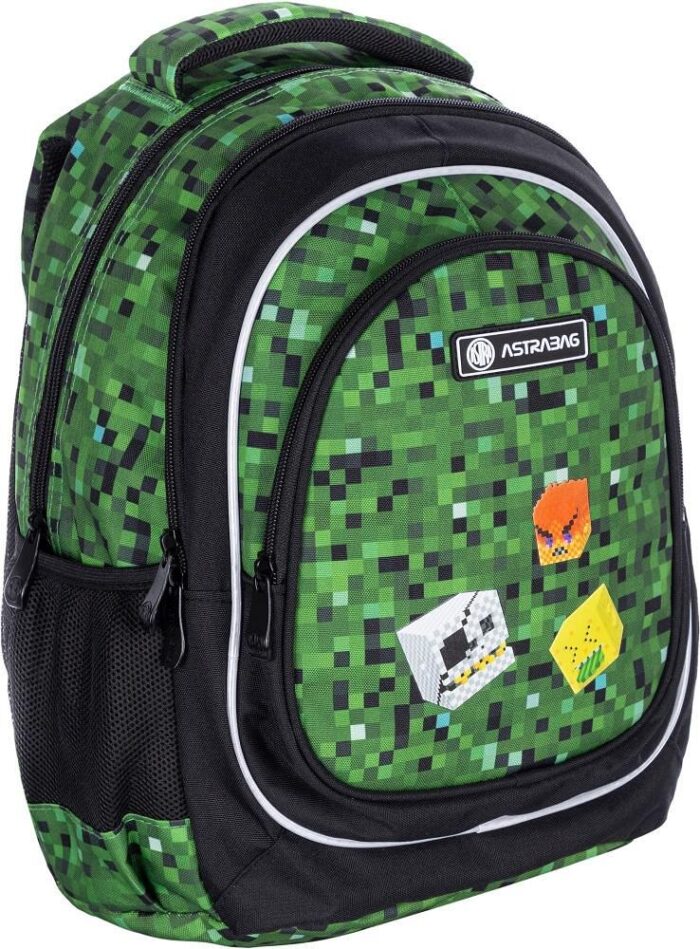 Раница ASTRABAG AB330 Pixel One Ученическа раница AB330 Pixel One атрактивен принт Astra