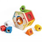Разноцветен дървен сортер Hape