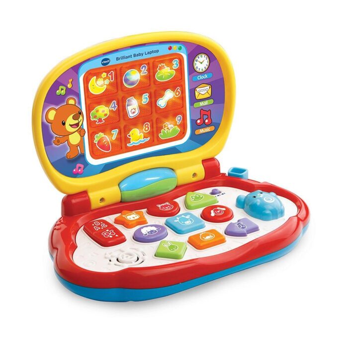 Разноцветен лаптоп Детски образователен лаптоп, VTech