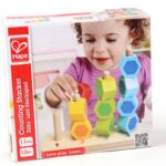 Разноцветни дървени форми за нанизване, Hape
