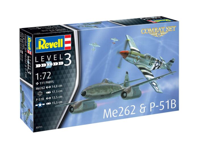 Самолет Месершмит Me262 & P-51B - сглобяем модел Сглобяем модел Me262 и P 51B, Revell