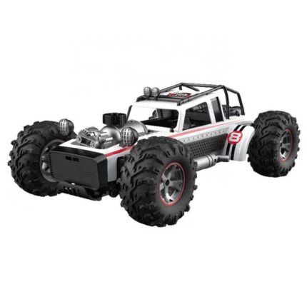 RC състезателен джип с димен ефект бял, Crazon