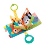 Сензорна бебешка книжка Животни, Infantino
