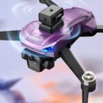 Сгъваем дрон с HD камера лилав, Crazon - Image 3