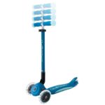 Детска сгъваема тротинетка Elite Glow Lights синя, Globber - Image 3
