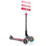 Тротинетка Primo Foldable Lights сиво червена, Globber - Image 3