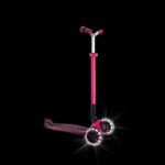 Сгъваема тротинетка Ace Lights розова, Globber - Image 9