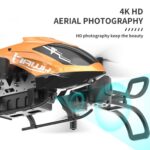 Сгъваем дрон с 4K камера и WiFi, оранжев, Crazon - Image 3