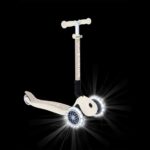 Еко тротинетка Junior Foldable Lights кокос, Globber - Image 7