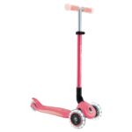 Детска сгъваема тротинетка Elite Glow Lights корал, Globber