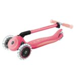 Детска сгъваема тротинетка Elite Glow Lights корал, Globber - Image 6