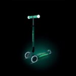 Детска сгъваема тротинетка Elite Glow Lights ментова, Globber - Image 3