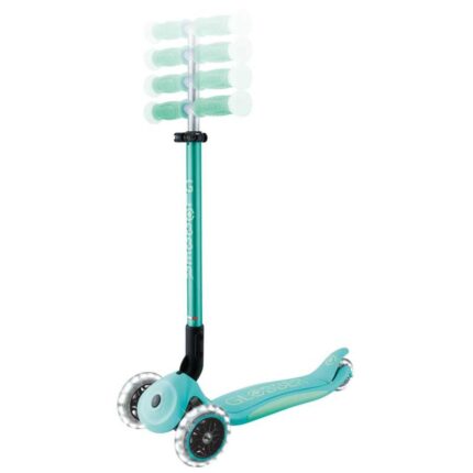 Детска сгъваема тротинетка Elite Glow Lights ментова, Globber