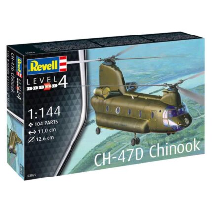 Сглобяем модел Boeing CH 47D Chinook, Revell