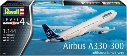 Сглобяем модел Airbus A330 300 Lufthansa, Revell