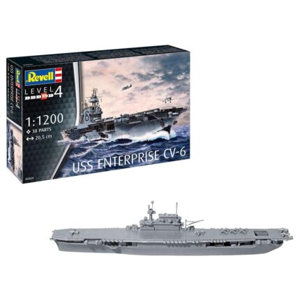 Сглобяем модел USS Enterprise CV 6, Revell