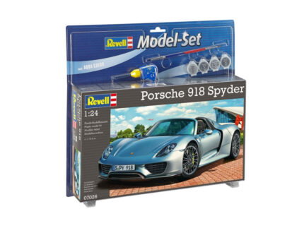 Сглобяем модел автомобил Porsche 918 Spyder 129 части, Revell