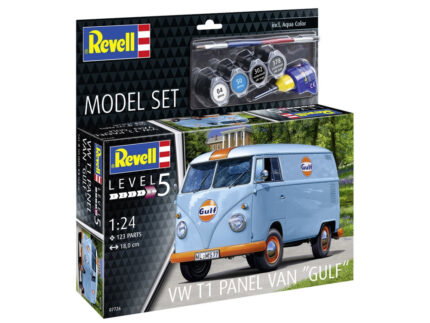 Сглобяем модел автомобил VW T1 Panel Van 123 части, Revell