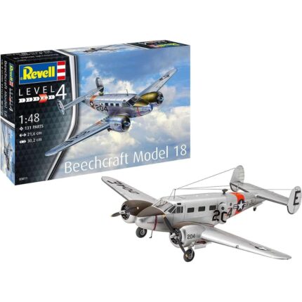 Сглобяем модел Beechcraft Model 18 131 части, Revell