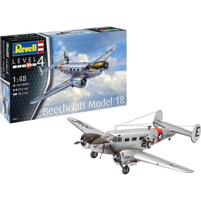 Сглобяем модел, Revell, Beechcraft Model 18, 131 части Сглобяем модел Beechcraft Model 18 131 части, Revell