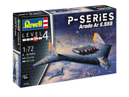 Сглобяем модел бомбардировач Arado Ar 555, Revell