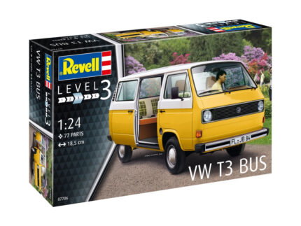 Сглобяем модел бус VW T3 77 части, Revell