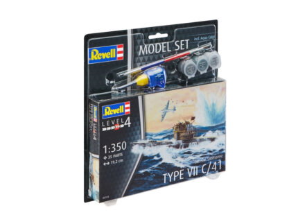 Сглобяем модел германска подводница Type VII C 41 35 части, Revell