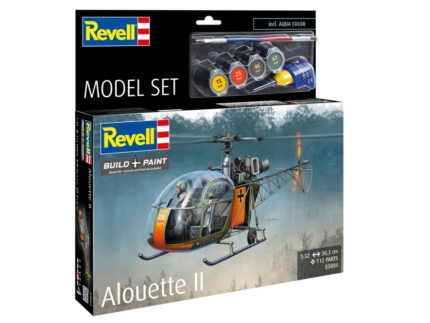 Сглобяем модел хеликоптер Alouette II 191 части, Revell