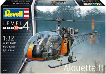 Сглобяем модел хеликоптер Alouette II, Revell