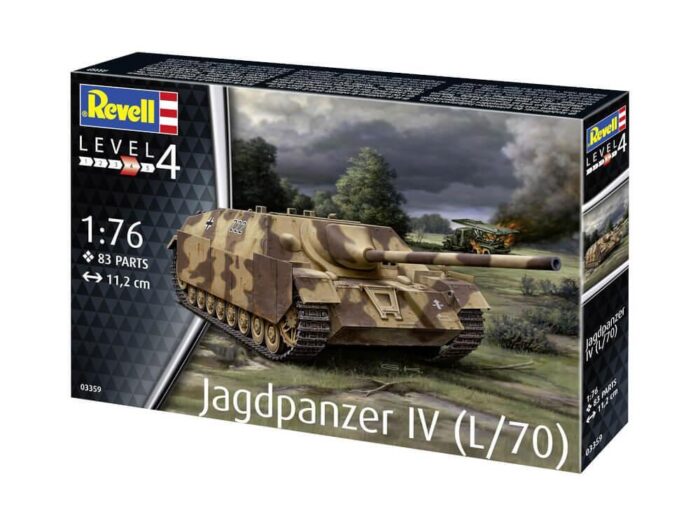 Сглобяем модел, Revell, Jagdpanzer IV L/70, 83 части Сглобяем модел Jagdpanzer IV L 70, Revell