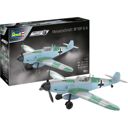 Сглобяем модел Messerschmitt Bf109 G 6 Easy Click, Revell