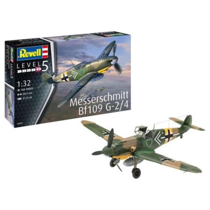 Сглобяем модел Messerschmitt Bf109G 2 4, Revell
