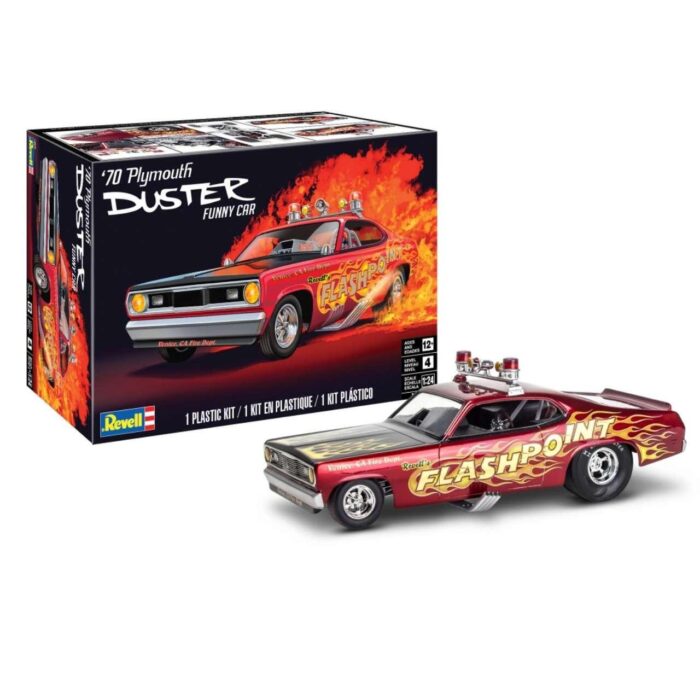 Сглобяем модел, Revell, Плимут Duster 1970, 100 части Сглобяем модел Плимут Duster 1970 Revell